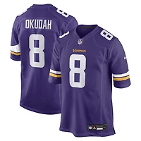 Men's Nike Jeff Okudah  Purple Minnesota Vikings Team Game Jersey