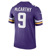 Men's Nike J.J. McCarthy Purple Minnesota Vikings Legend Player Performance Top