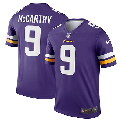 Haut Nike J.J. McCarthy violet pour homme, joueur légendaire des Vikings du Minnesota