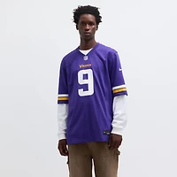 Maillot de jeu violet Nike J.J. McCarthy pour homme des Minnesota Vikings