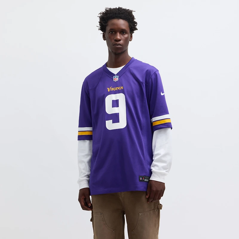 Men's Nike J.J. McCarthy Purple Minnesota Vikings  Player Game Jersey