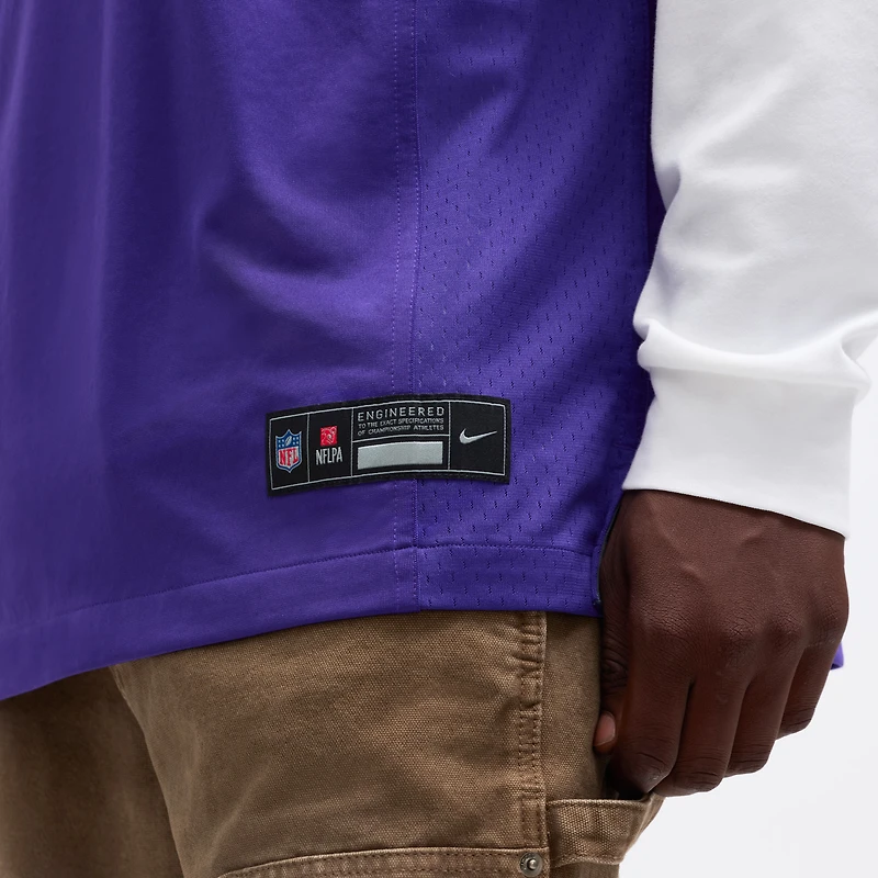 Men's Nike J.J. McCarthy Purple Minnesota Vikings Player Game Jersey