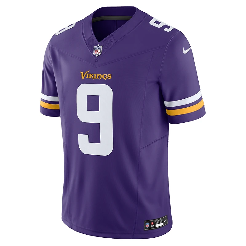 Maillot Nike J.J. McCarthy blanc pour homme des Minnesota Vikings Vapor F.U.S.E. Limited