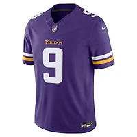 Men's Nike J.J. McCarthy Purple Minnesota Vikings Vapor F.U.S.E. Stitched Limited Jersey