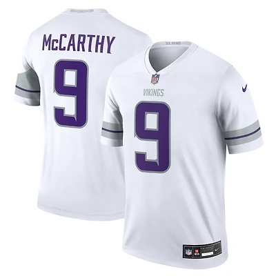 Men's Nike J.J. McCarthy White Minnesota Vikings Alternate Legend Jersey