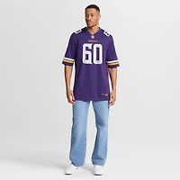 Men's Nike Joe Huber  Purple Minnesota Vikings Team Game Jersey