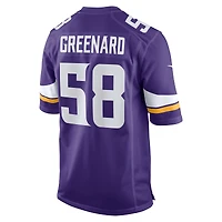Men's Nike Jonathan Greenard  Purple Minnesota Vikings Team Game Jersey