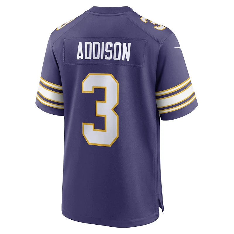 Homme Nike Jordan Addison Blanc Minnesota Vikings Away Game Jersey