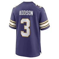 Homme Nike Jordan Addison Blanc Minnesota Vikings Away Game Jersey