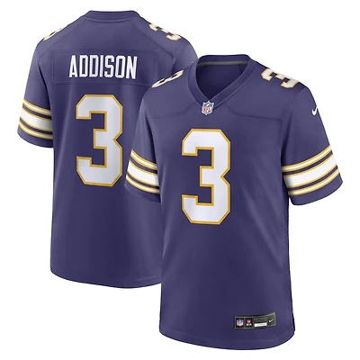 Men's Nike Jordan Addison Purple Minnesota Vikings Alternate Game Jersey