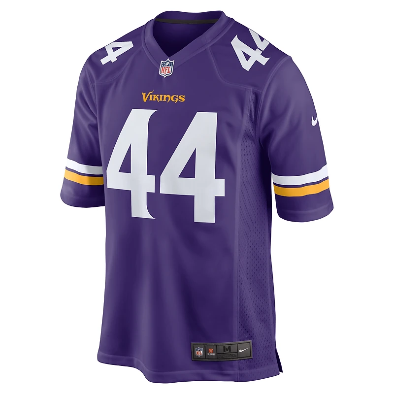 Maillot de match Nike Josh Metellus violet des Minnesota Vikings pour hommes