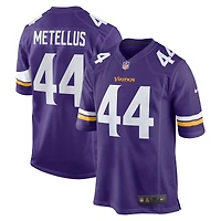 Maillot de match Nike Josh Metellus violet des Minnesota Vikings pour hommes