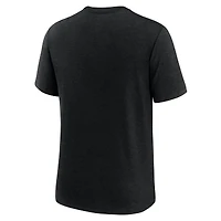 Men's Nike Justin Jefferson Heather Black Minnesota Vikings Player Graphic T-Shirt
