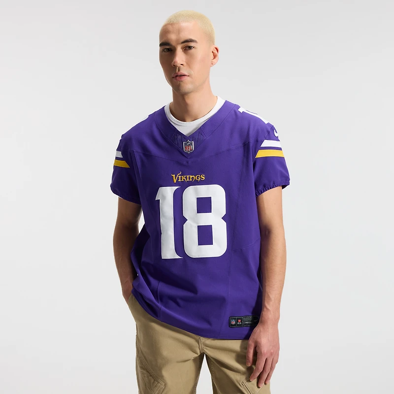 Nike Justin Jefferson Violet Minnesota Vikings Vapor F.U.S.E. Maillot Élite