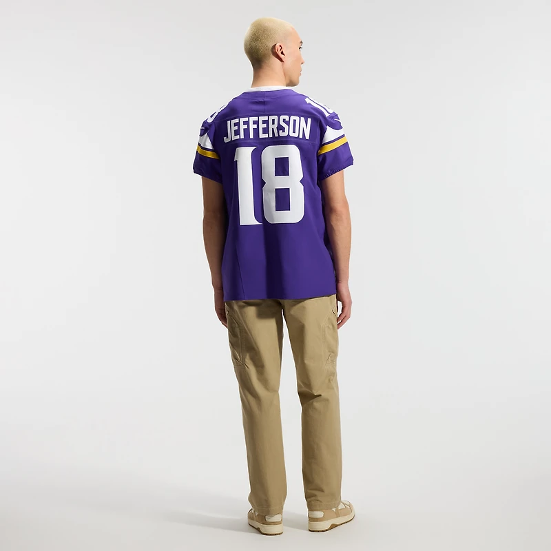 Men's Nike Justin Jefferson Purple Minnesota Vikings Vapor F.U.S.E. Elite Jersey