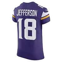 Men's Nike Justin Jefferson Purple Minnesota Vikings  Vapor F.U.S.E. Elite Jersey