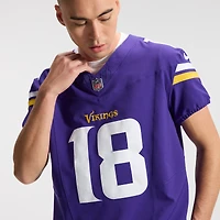 Men's Nike Justin Jefferson Purple Minnesota Vikings  Vapor F.U.S.E. Elite Jersey