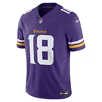 Nike Justin Jefferson Violet Minnesota Vikings Vapor F.U.S.E. Maillot limit