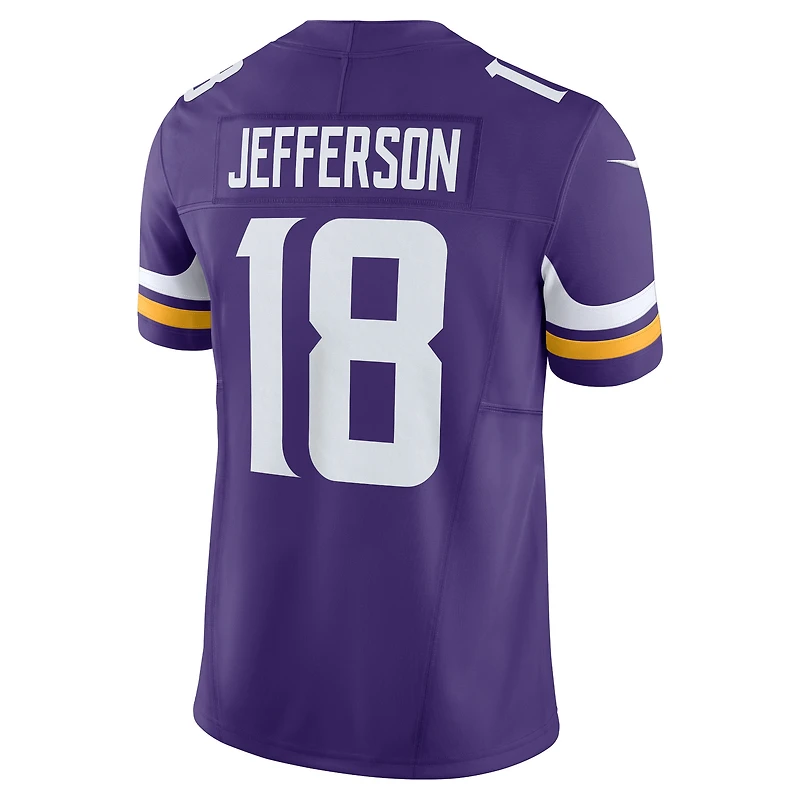 Nike Justin Jefferson Violet Minnesota Vikings Vapor F.U.S.E. Maillot limit