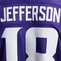 Maillot Nike Justin Jefferson violet Minnesota Vikings Vapor F.U.S.E. édition limitée cousue pour homme