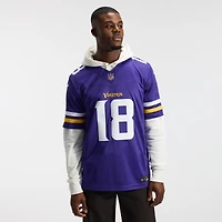 Maillot Nike Justin Jefferson violet Minnesota Vikings Vapor F.U.S.E. édition limitée cousue pour homme