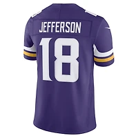 Men's Nike Justin Jefferson Purple Minnesota Vikings Vapor F.U.S.E. Stitched Limited Jersey