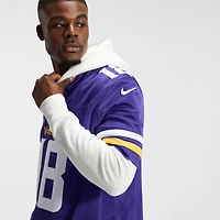 Men's Nike Justin Jefferson Purple Minnesota Vikings Vapor F.U.S.E. Stitched Limited Jersey