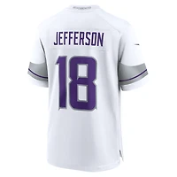 Maillot de joueur jeu alternatif des Minnesota Vikings Nike Justin Jefferson blanc pour hommes