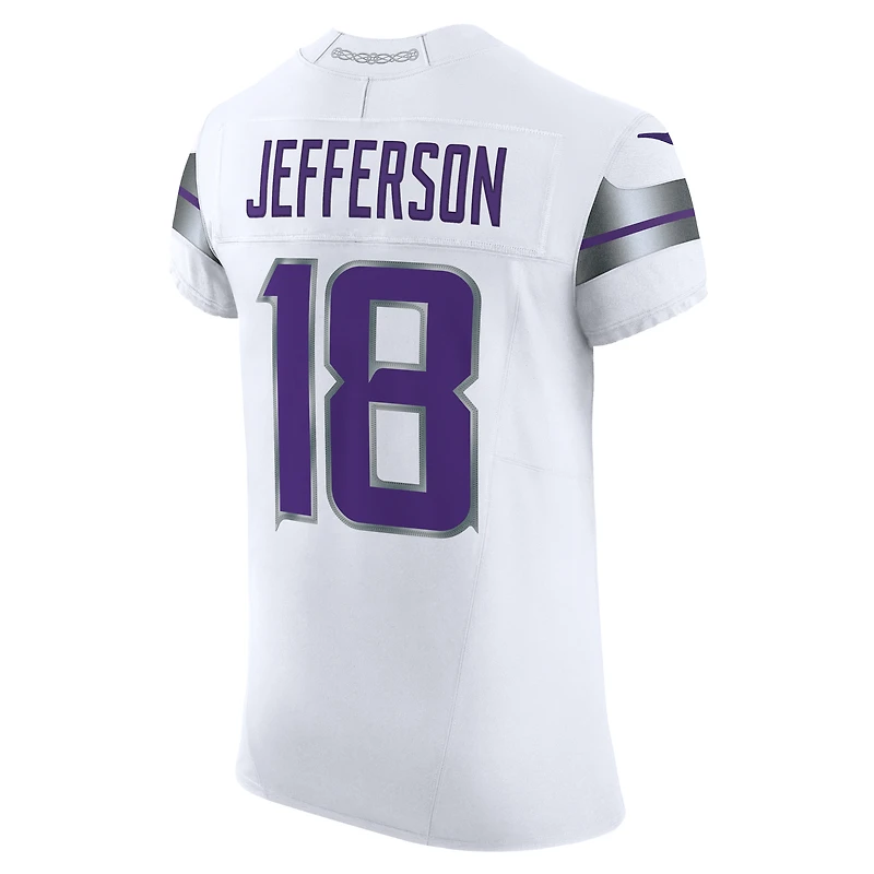 Nike Justin Jefferson Blanc Minnesota Vikings Alternate Vapor F.U.S.E. Maillot de joueur d'élite