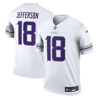 Haut Nike Justin Jefferson blanc pour homme, joueur légendaire des Vikings du Minnesota
