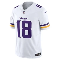 Nike Justin Jefferson pour hommes Blanc Minnesota Vikings Vapor F.U.S.E. Maillot limité