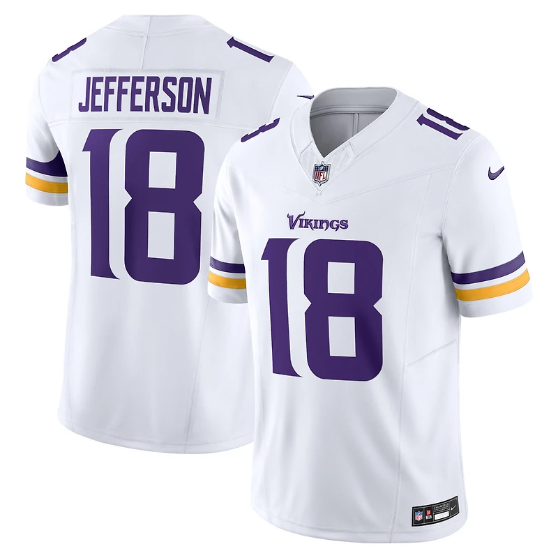 Nike Justin Jefferson pour hommes Blanc Minnesota Vikings Vapor F.U.S.E. Maillot limité