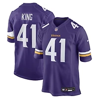 Men's Nike Kobe King  Purple Minnesota Vikings Team Game Jersey
