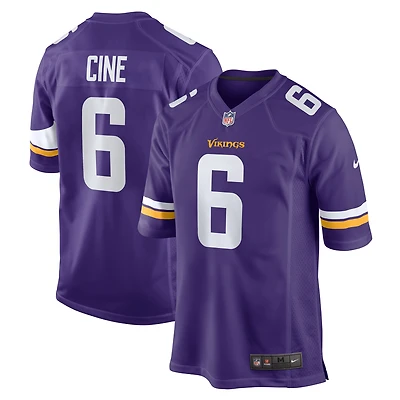 Maillot de joueur jeu Nike Lewis Cine violet des Minnesota Vikings pour hommes