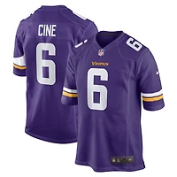 Maillot de joueur jeu Nike Lewis Cine violet des Minnesota Vikings pour hommes
