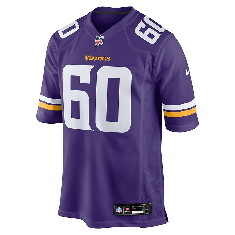 Men's Nike Marcellus Johnson  Purple Minnesota Vikings Team Game Jersey