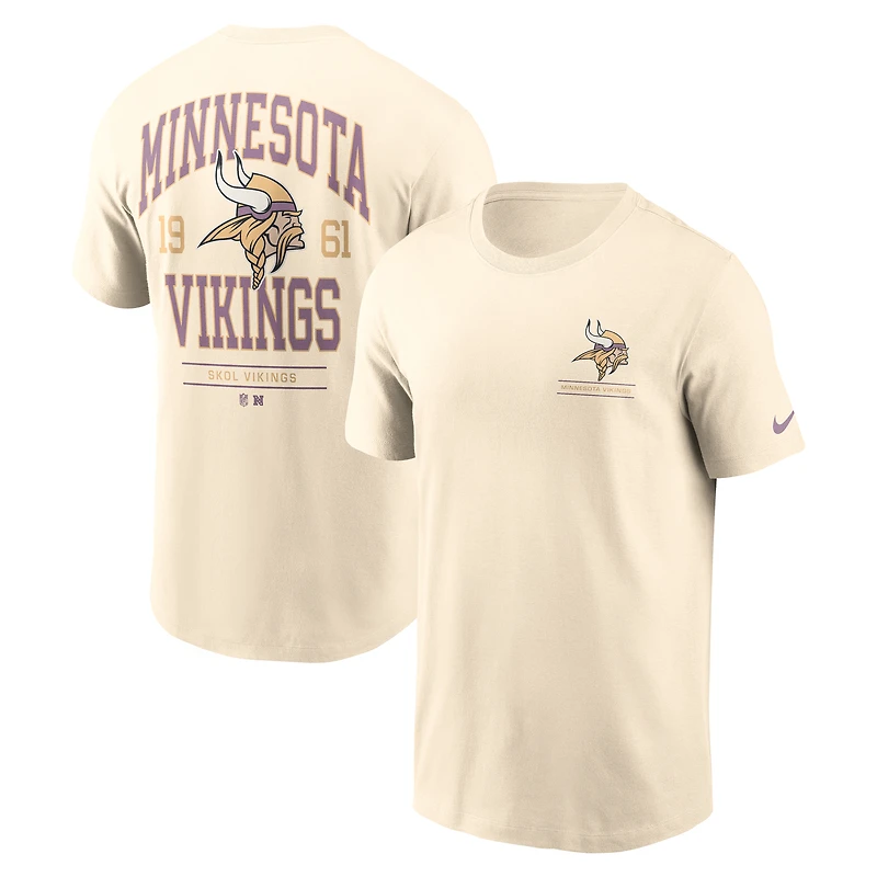 T-shirt Nike Freestyle Essential pour homme, couleur naturelle, Minnesota Vikings