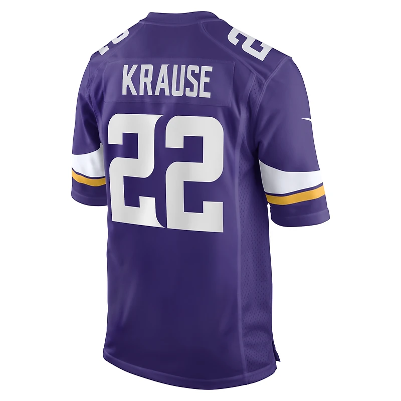 Men's Nike Paul Krause Purple Minnesota Vikings Game Retired Player Jersey