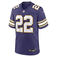 Maillot Nike Paul Krause violet pour homme, joueur retraité des Vikings du Minnesota, match alternatif