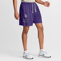 Men's Nike  Purple/Platinum Minnesota Vikings Sideline Standard Issue Dri-FIT Reversible Shorts
