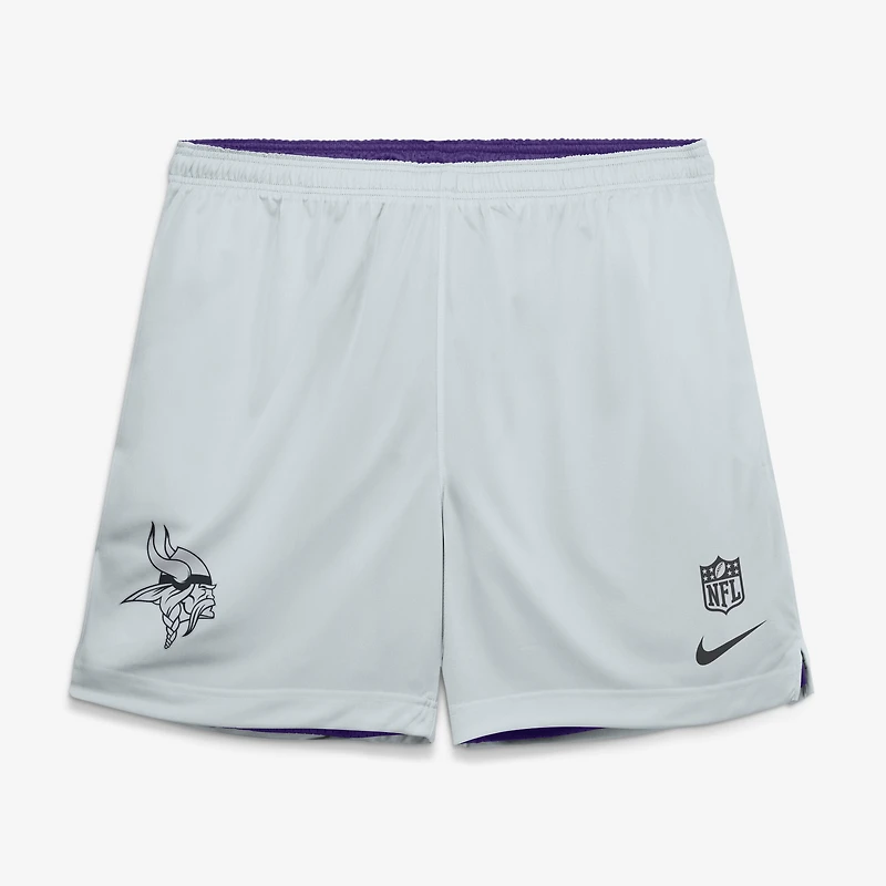 Men's Nike  Purple/Platinum Minnesota Vikings Sideline Standard Issue Dri-FIT Reversible Shorts