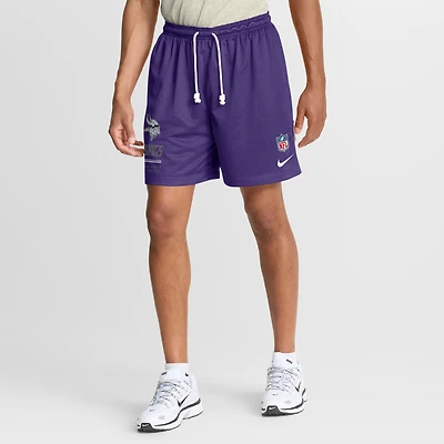 Men's Nike  Purple/Platinum Minnesota Vikings Sideline Standard Issue Dri-FIT Reversible Shorts