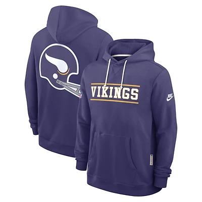 Sweat à capuche Nike Dri-FIT Alt Sideline Standard Issue violet Minnesota Vikings pour homme