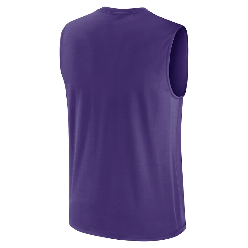 Men's Nike Purple Minnesota Vikings Blitz Legend Dri-FIT Muscle Tank Top