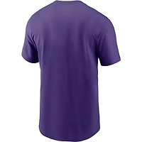 T-shirt essentiel Nike Minnesota Vikings Division pour homme, violet