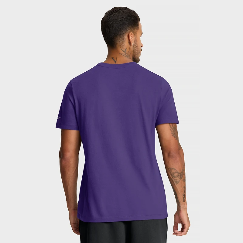 Men's Nike Purple Minnesota Vikings Essential Logo T-Shirt