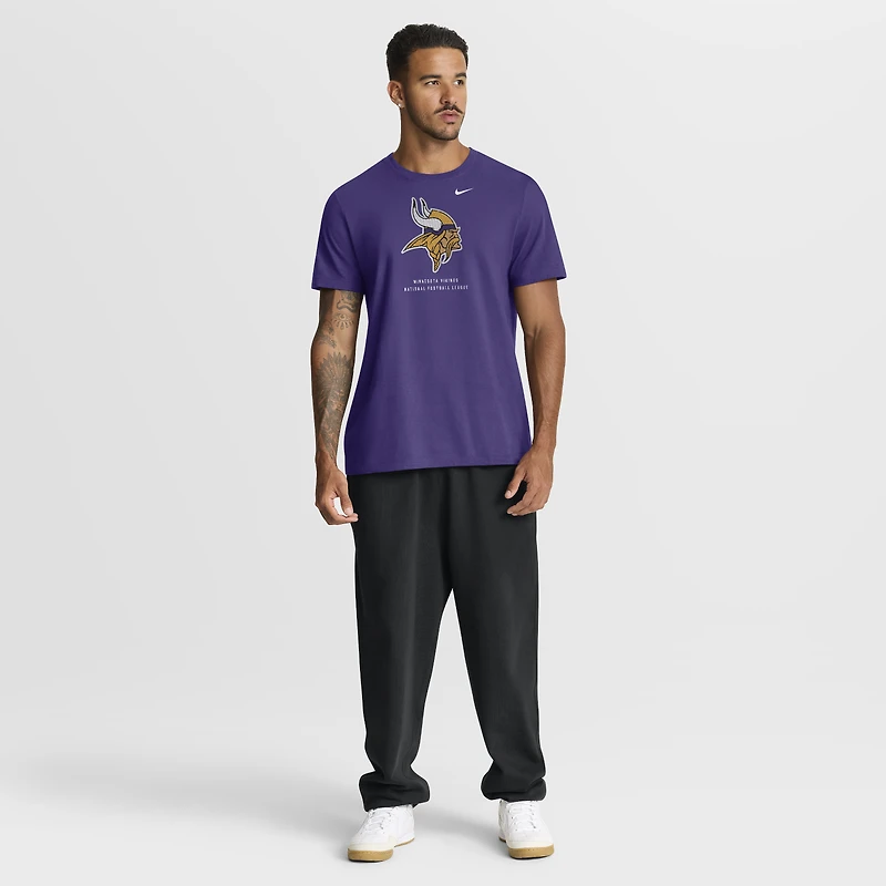 T-shirt essentiel Nike violet Minnesota Vikings pour homme