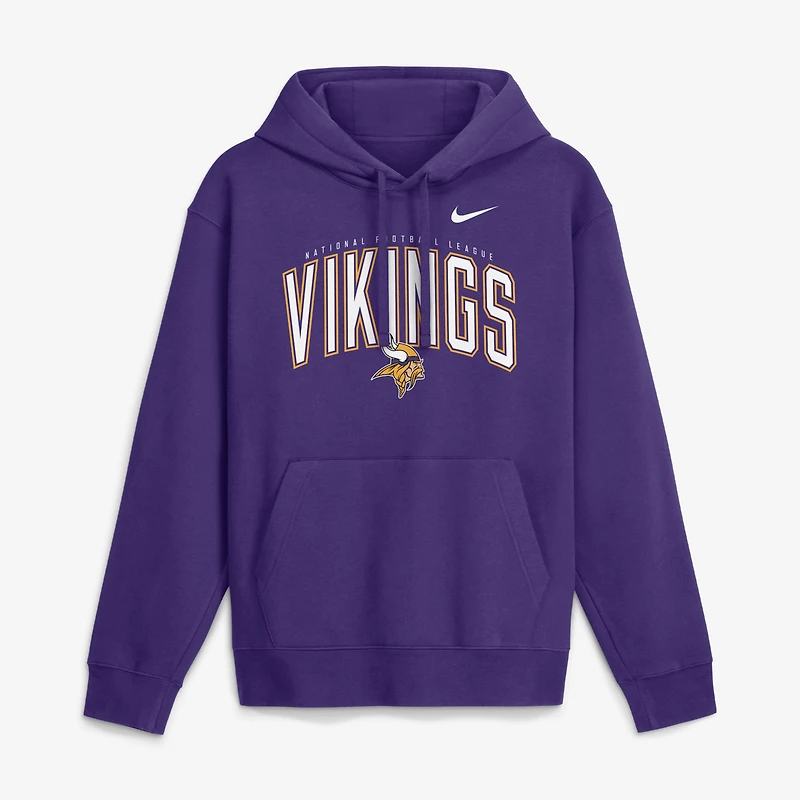 Men's Nike Purple Minnesota Vikings Expect Victory Club Fleece Pullover Hoodie