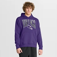 Men's Nike Purple Minnesota Vikings Full Blitz Club Fleece Pullover Hoodie