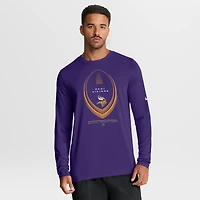 Men's Nike Purple Minnesota Vikings Legend Icon Dri-FIT Long Sleeve T-Shirt
